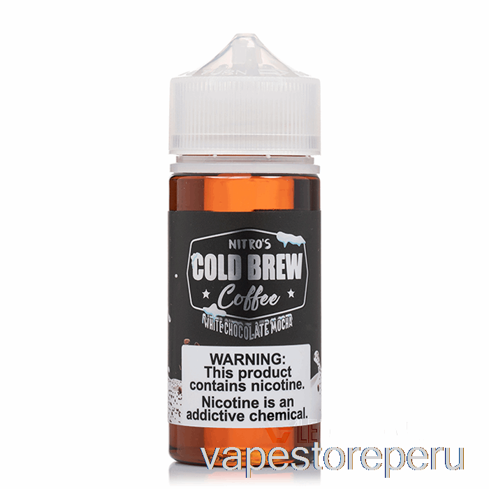 Vape Sin Nicotina Peru Chocolate Blanco Mocha - Nitros Cold Brew - 100ml 0mg